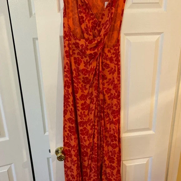 Soft surroundings Kalani Red Hibiscus Dress- XL (18) - Picture 3 of 5